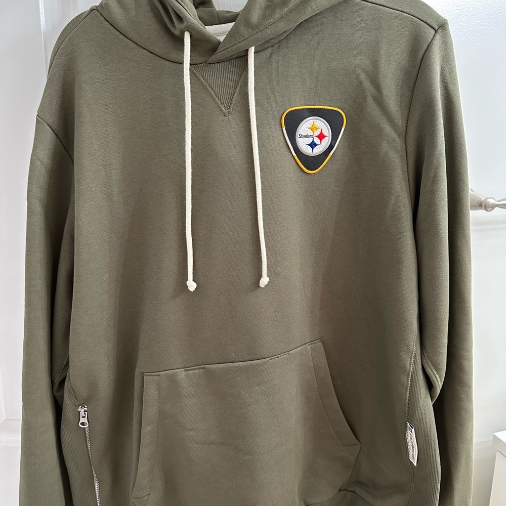 Nike Steelers Olive Dri-Fit Hoodie - Men’s Size L